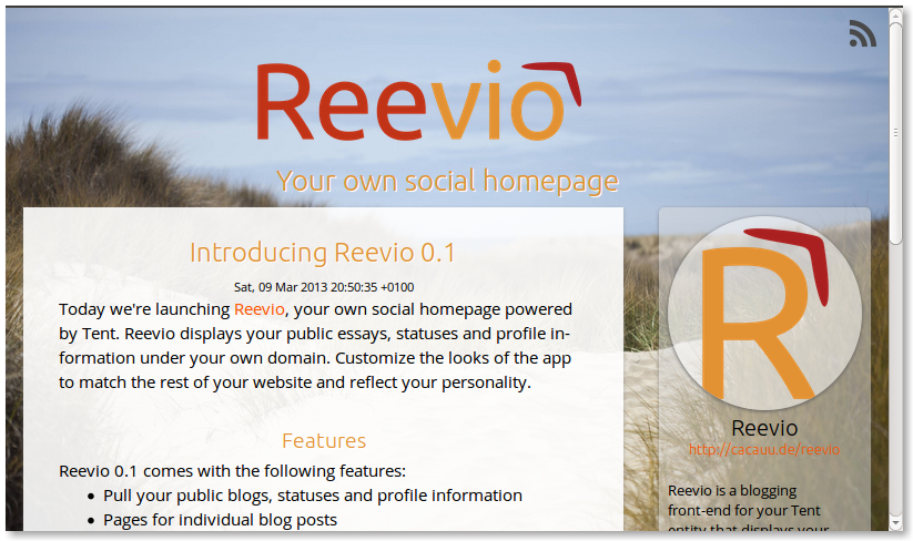 Reevio screenshot