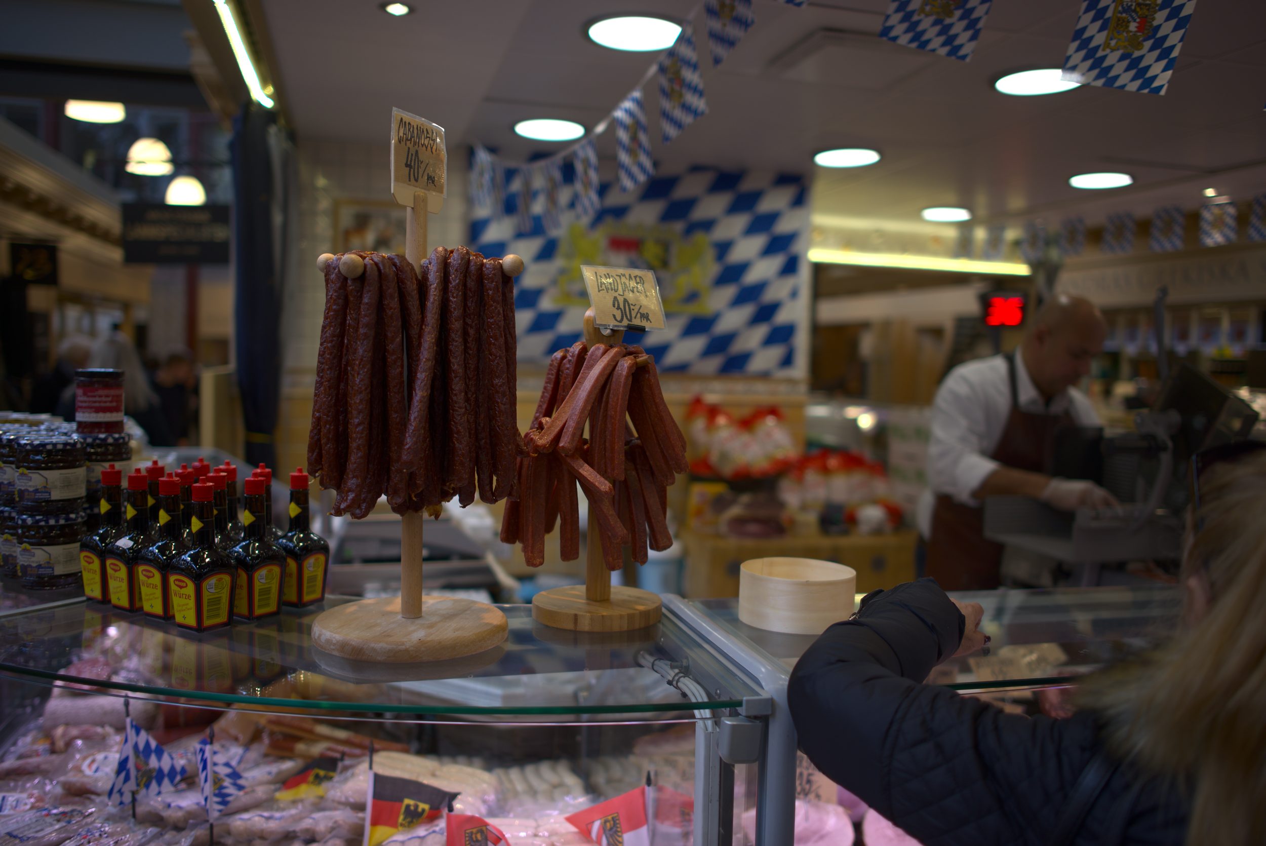 Sausages in Saluhallen