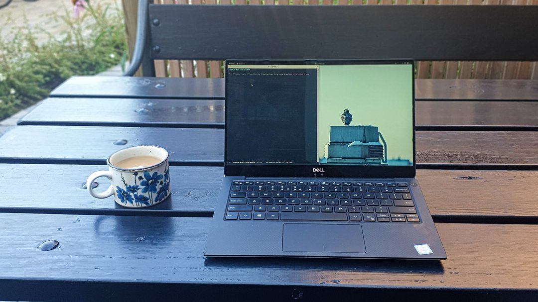 coffee and computer
